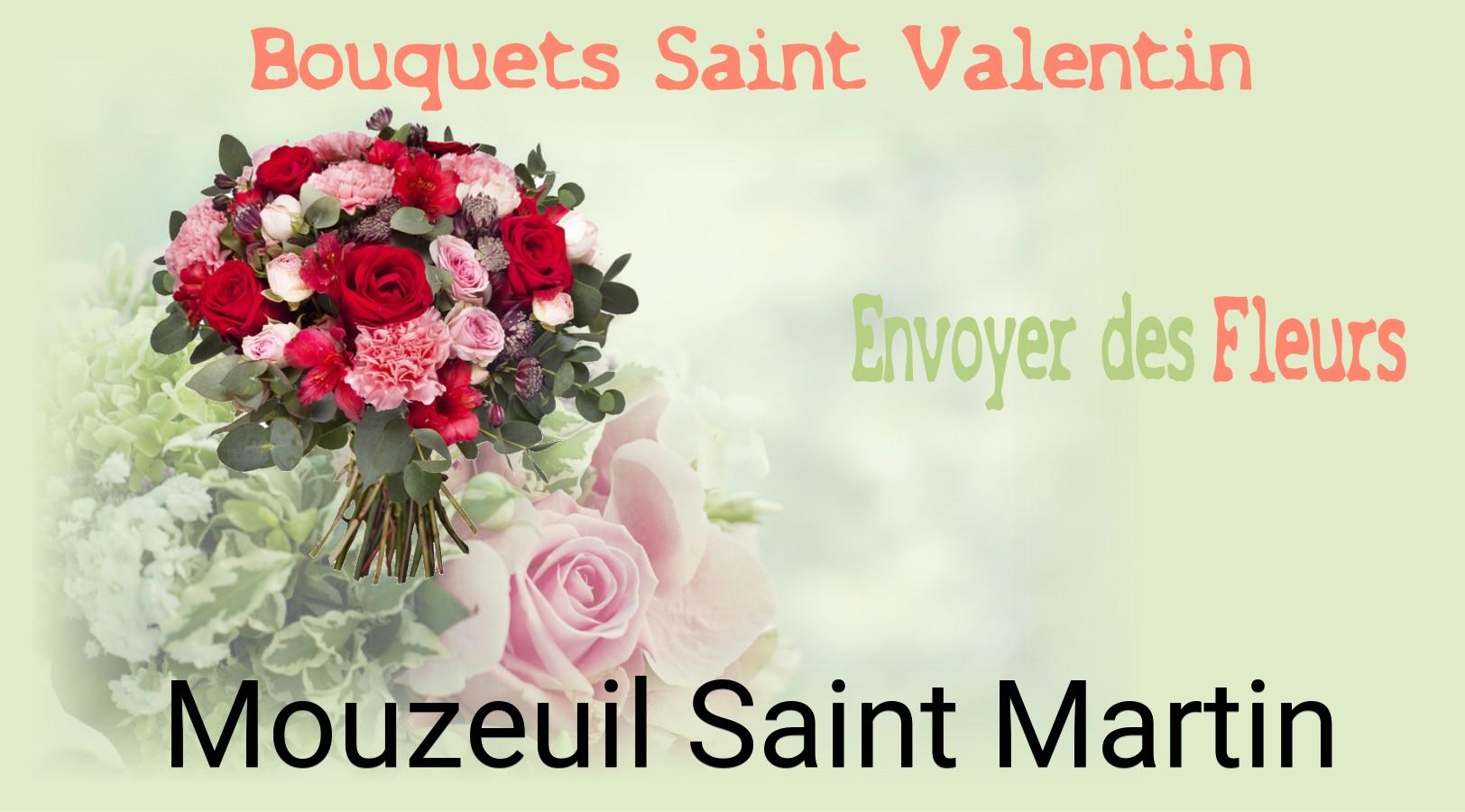 Roses de Saint-Valentin livrées à Mouzeuil-Saint-Martin